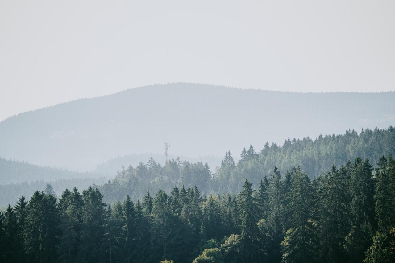 Moderni Sumavska Roubenka S Vyhledem Na Boubin Villa Vimperk Bagian luar foto
