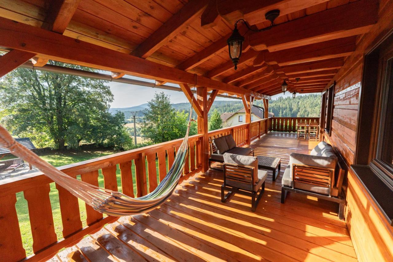 Moderni Sumavska Roubenka S Vyhledem Na Boubin Villa Vimperk Bagian luar foto